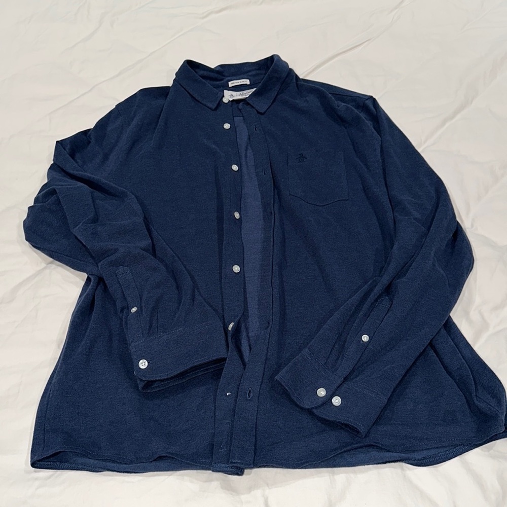 Original penguin heritage slim fit XXL soft button down shirt